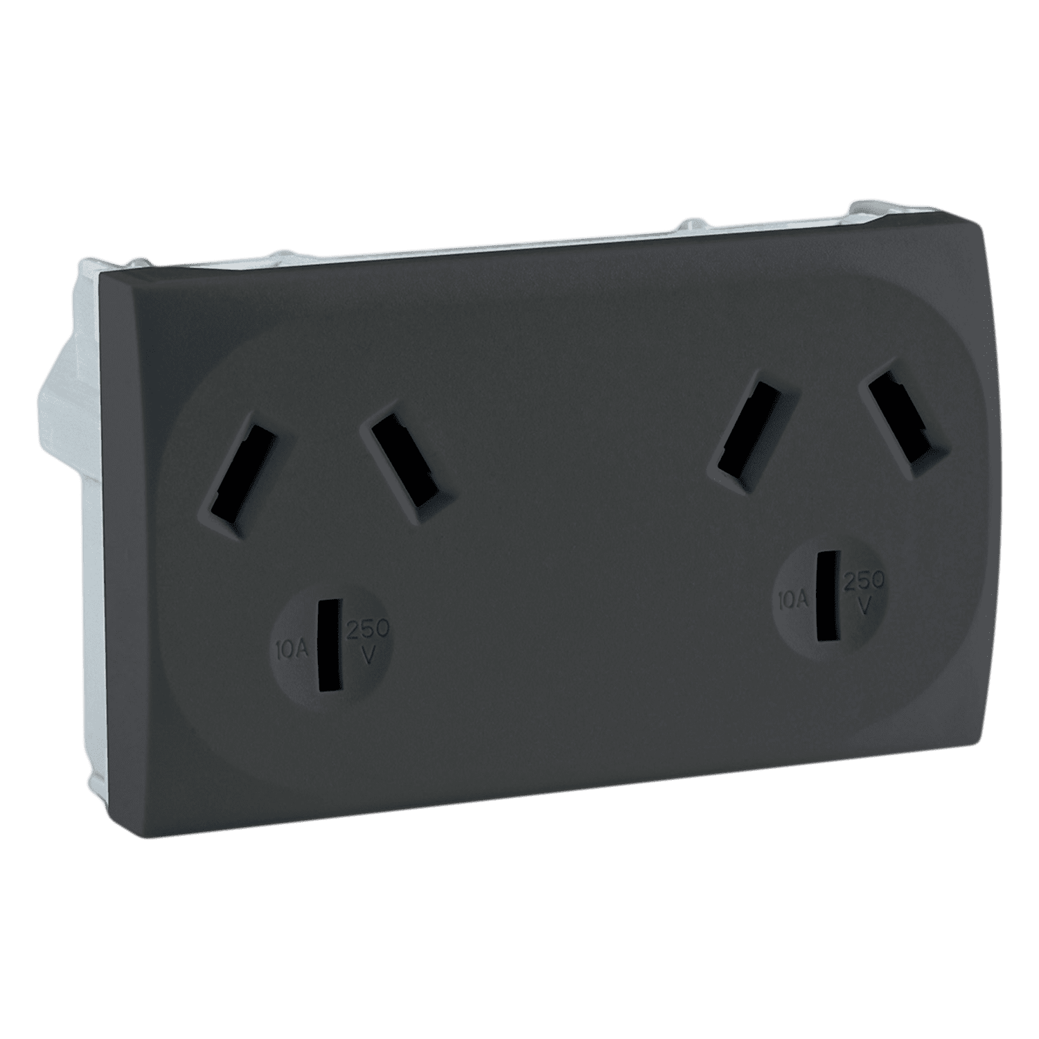 [31344] Toma Doble C/Tierra Roda 10A 250V Gris Schneider Electric