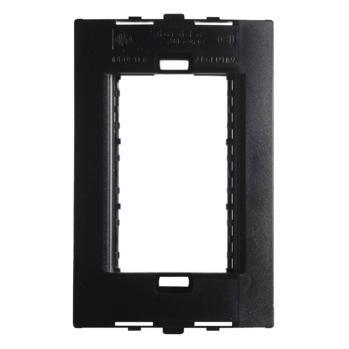 Bastidor Roda PVC 3 Módulos Negro Schneider Electric