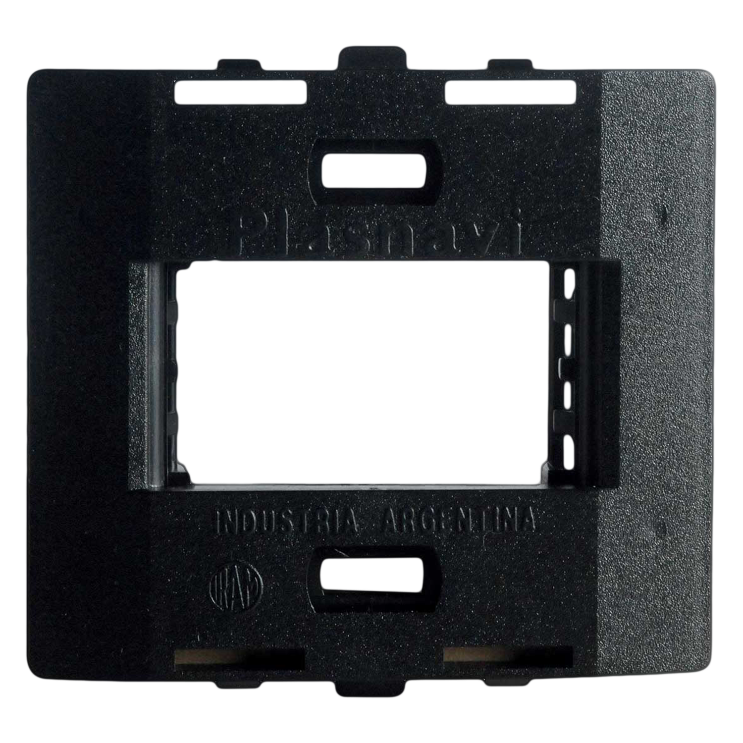 [31352] Bastidor Roda PVC Mignon 1 Módulo Negro Schneider Electric