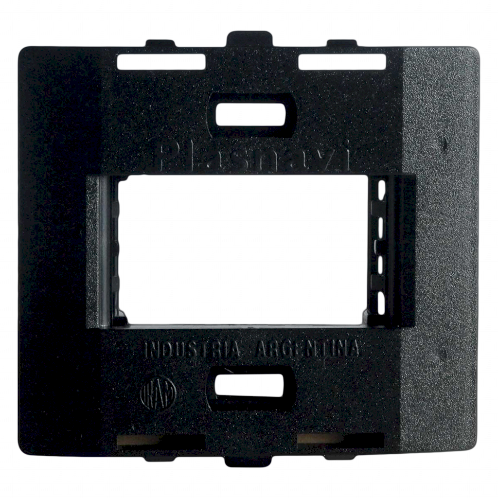 [31352] Bastidor Roda PVC Mignon 1 Módulo Negro Schneider Electric