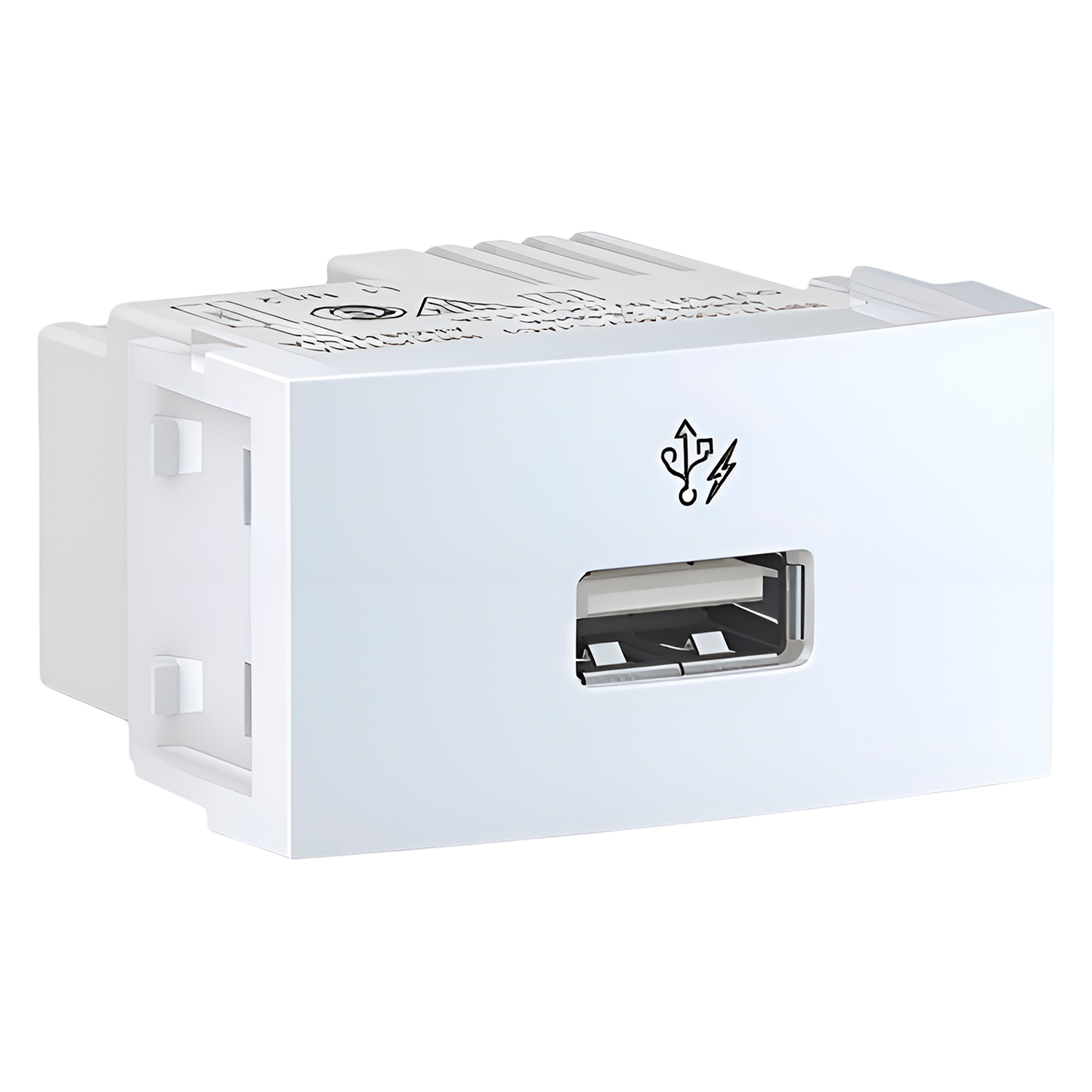 [31355] Módulo 1 Toma USB 1 Múdulo Ocupado 1A Blanco Schneider Electric