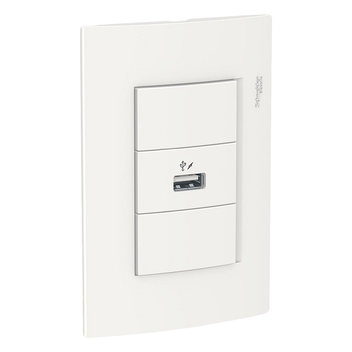 [31356] Conjunto Roda 1 Módulo USB 1A + Tapa Blanco Schneider Electric