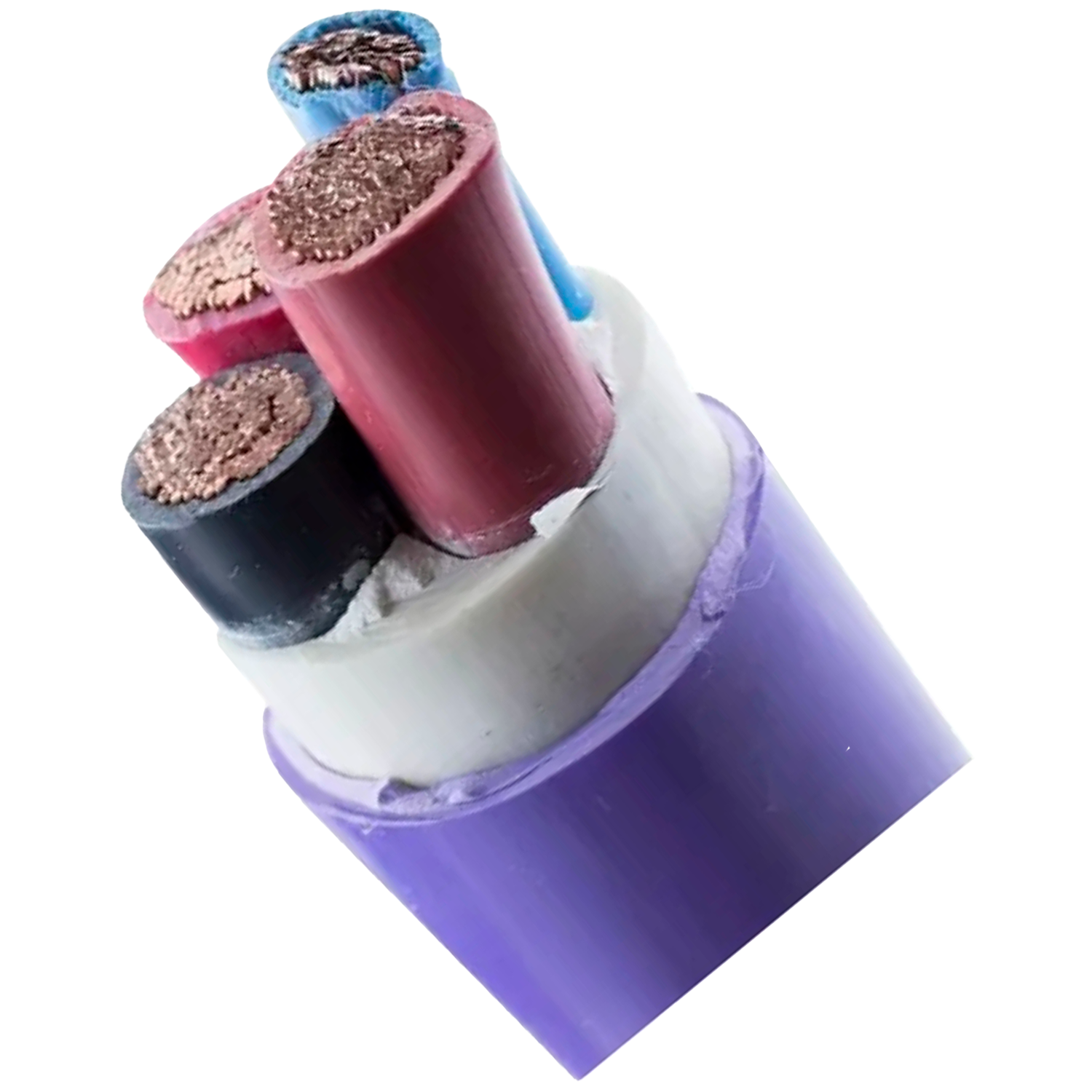 Cable Subterraneo 3x50+25mm2 133A PVC Violeta Argenplas