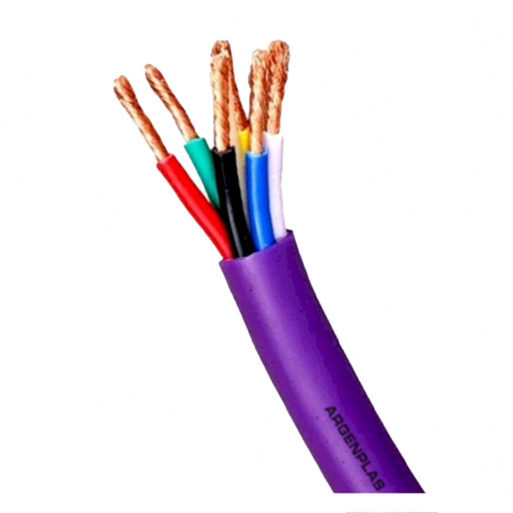 Cable Subterraneo 7x1,5mm2 10A PVC Violeta Argenplas