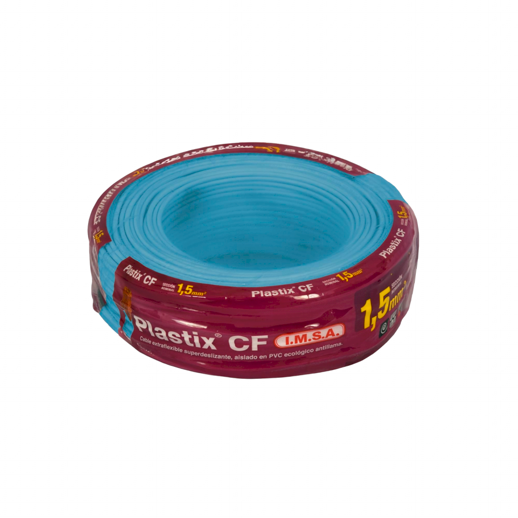 Cable Unipolar 1,50mm2 PVC Celeste (x 100Mts) Imsa