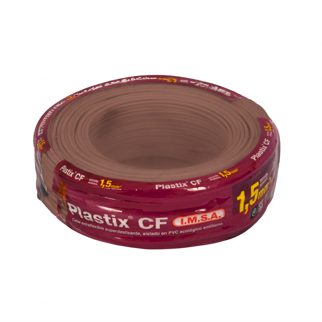 Cable Unipolar 1,50mm2 PVC Marron (x 100Mts) Imsa
