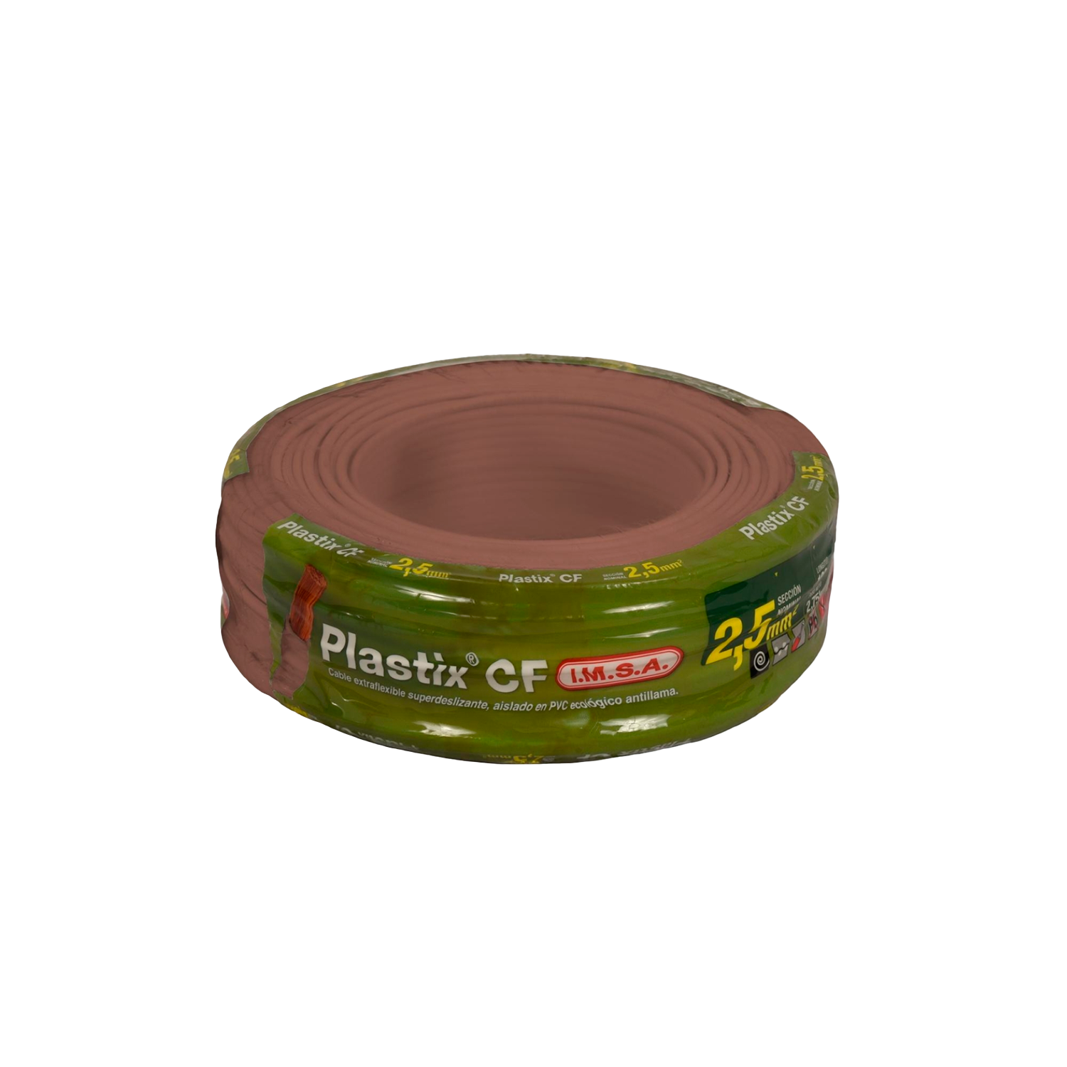 [22103] Cable Unipolar 2,50mm2 PVC Marron (x 100Mts) Imsa