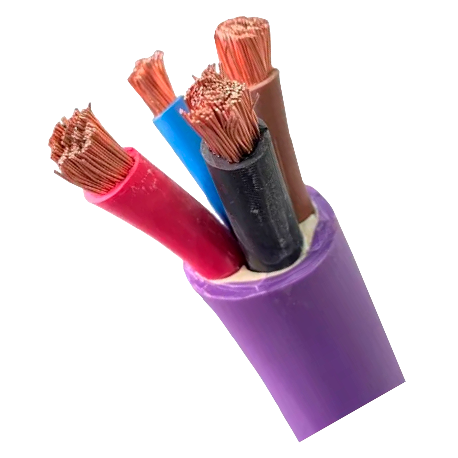 Cable Subterraneo 3x35+16mm2 110A PVC Violeta Argenplas