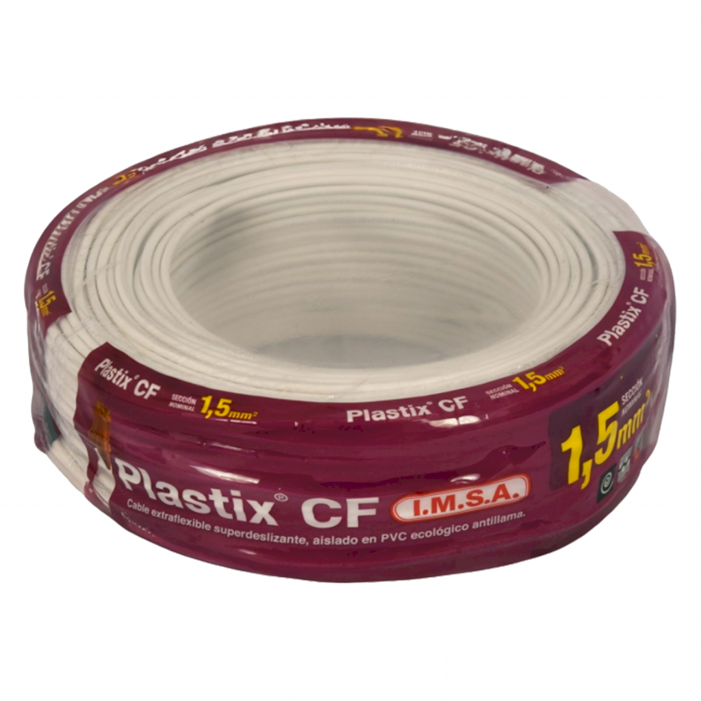 CABLE UNIPOLAR 1,50mm² PVC BLANCO IMSA (x 100M) JPF100015CBR