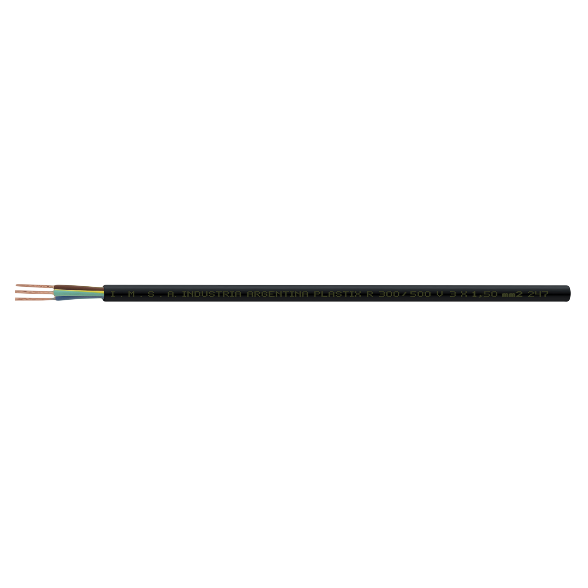 [23133] Cable Tipo Taller 3x1,5mm2 11A PVC Cobre Imsa