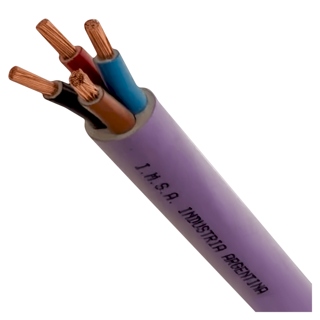 [23155] Cable Subterraneo 3x35+16mm2 110A PVC Violeta Imsa
