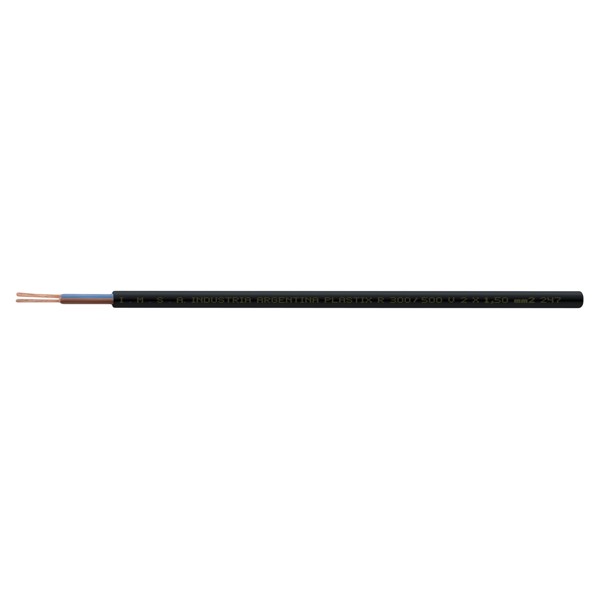 Cable Tipo Taller 2x1,5mm2 11A PVC Cobre Imsa
