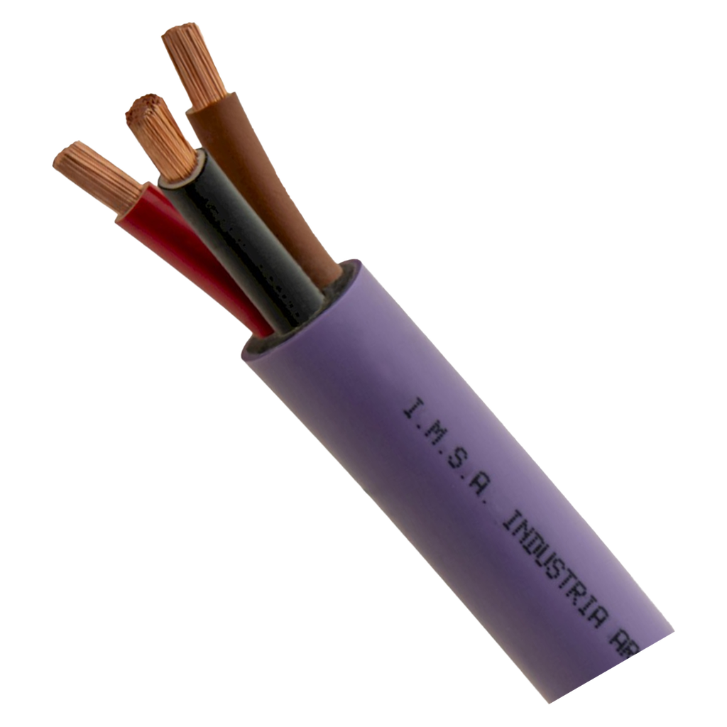[26784] Cable Subterraneo 3x50mm2 133A PVC Violeta Imsa