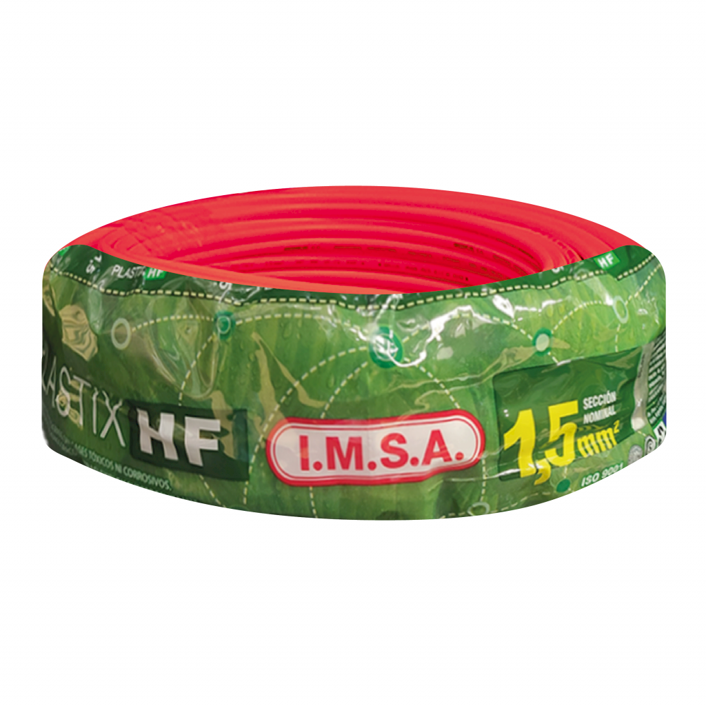 CABLE UNIPOLAR 1,50mm² LS0H ROJO IMSA (x 100M) WPF100015CRR
