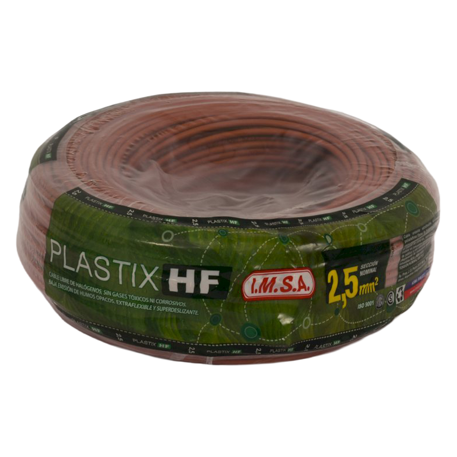 Cable Unipolar 2,50mm2 LS0H Marron (x 100Mts) Imsa