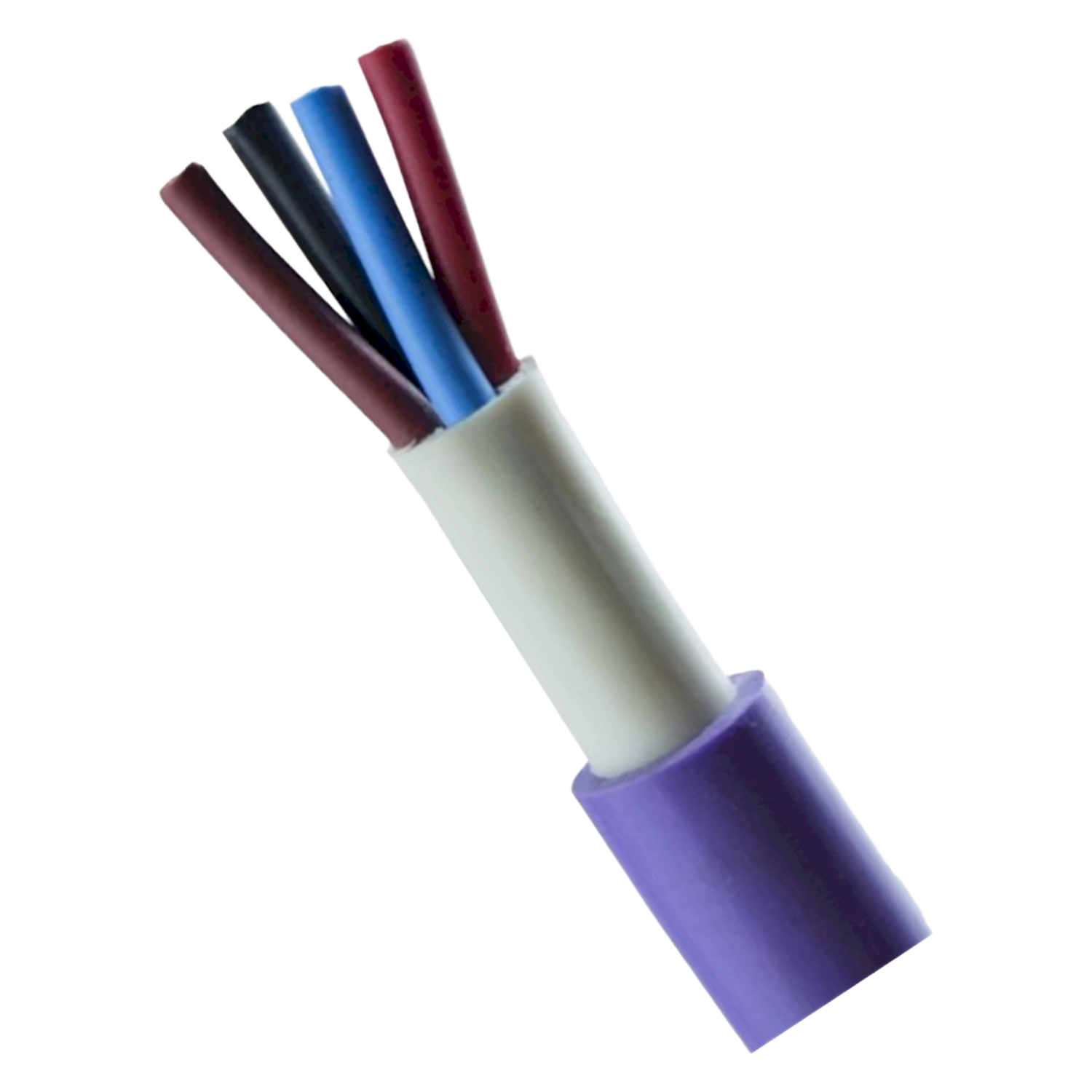 [27032] Cable Subterraneo 4x4mm2 30A PVC Violeta Argenplas