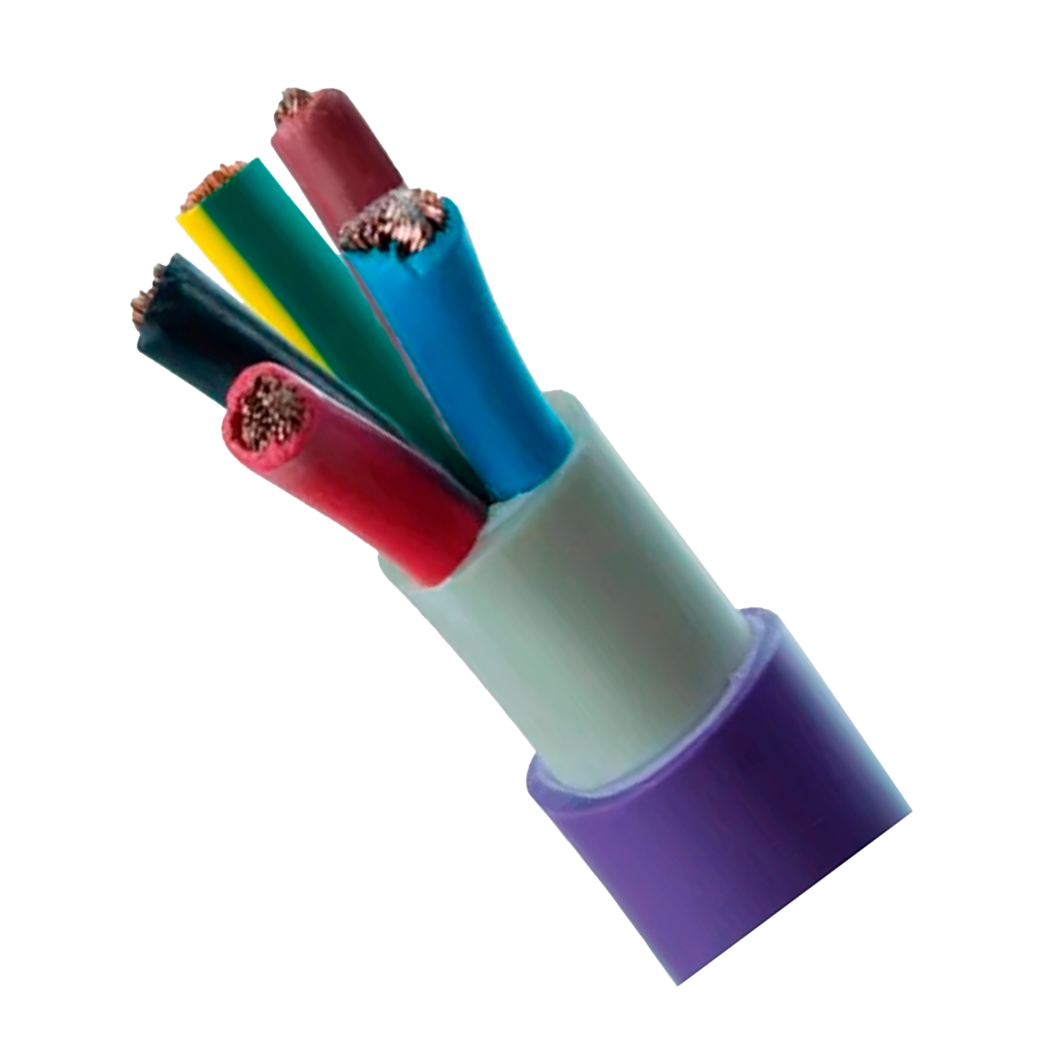[27035] Cable Subterraneo 5x10mm2 52A PVC Violeta Argenplas