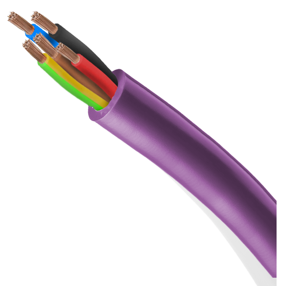 [27036] Cable Subterraneo 5x16mm2 70A PVC Violeta Argenplas