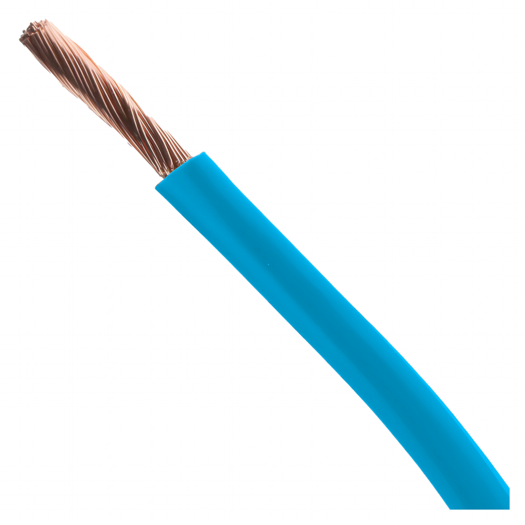 CABLE UNIPOLAR 4mm² PVC CELESTE ARGENPLAS U4CERO