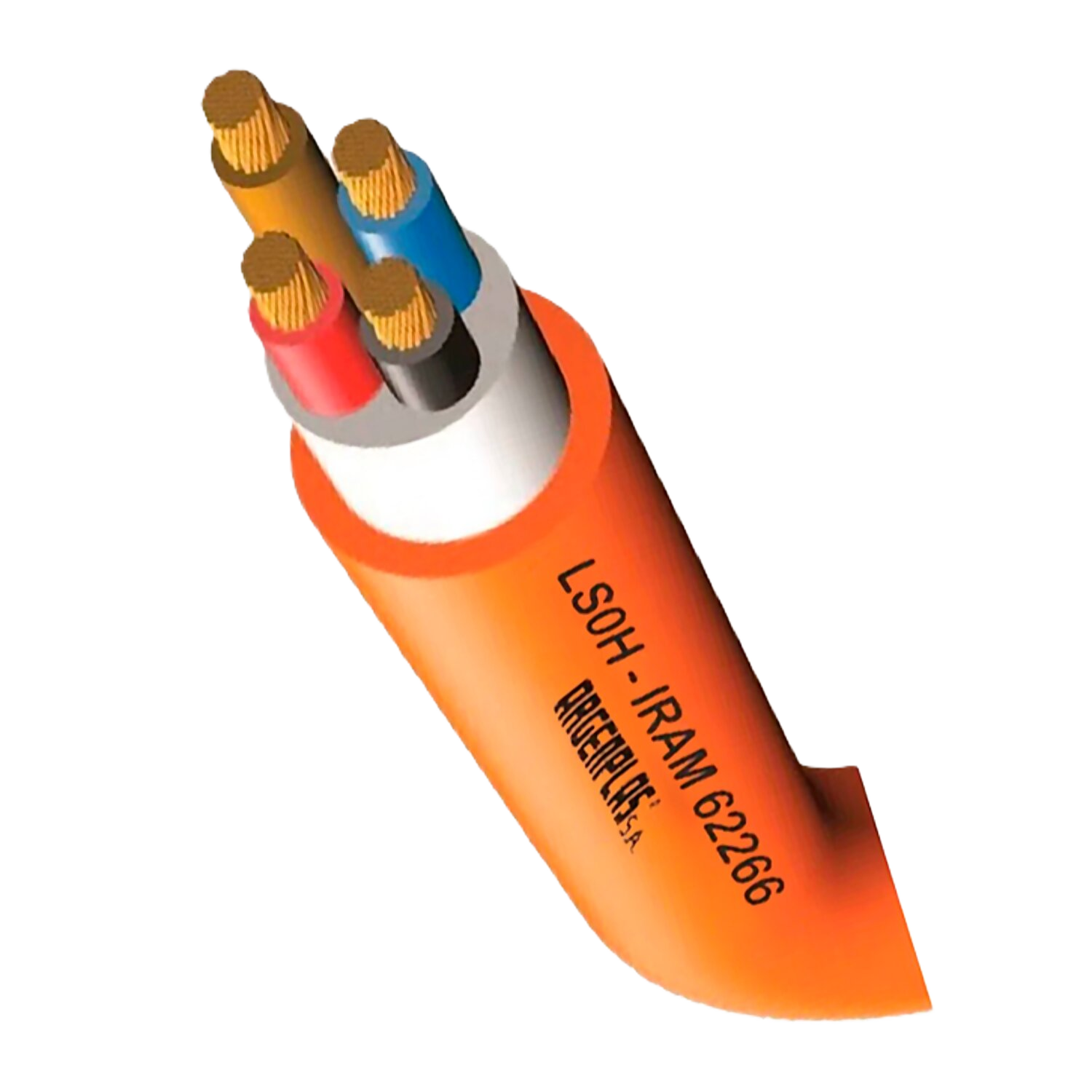 Cable Subterraneo 4x1,5mm2 16A LSOH Argenplas