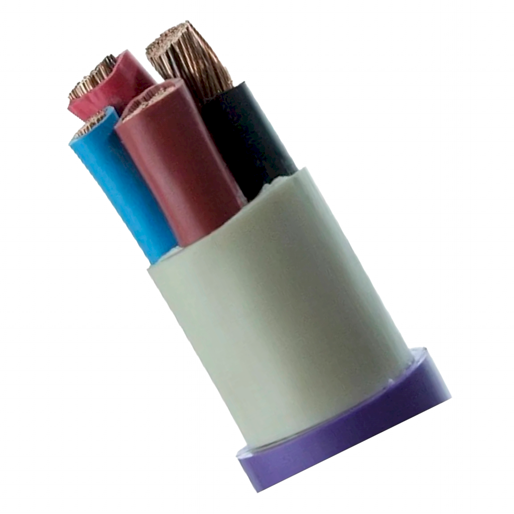 [29075] Cable Subterraneo 3x95+50mm2 190A PVC Violeta Argenplas