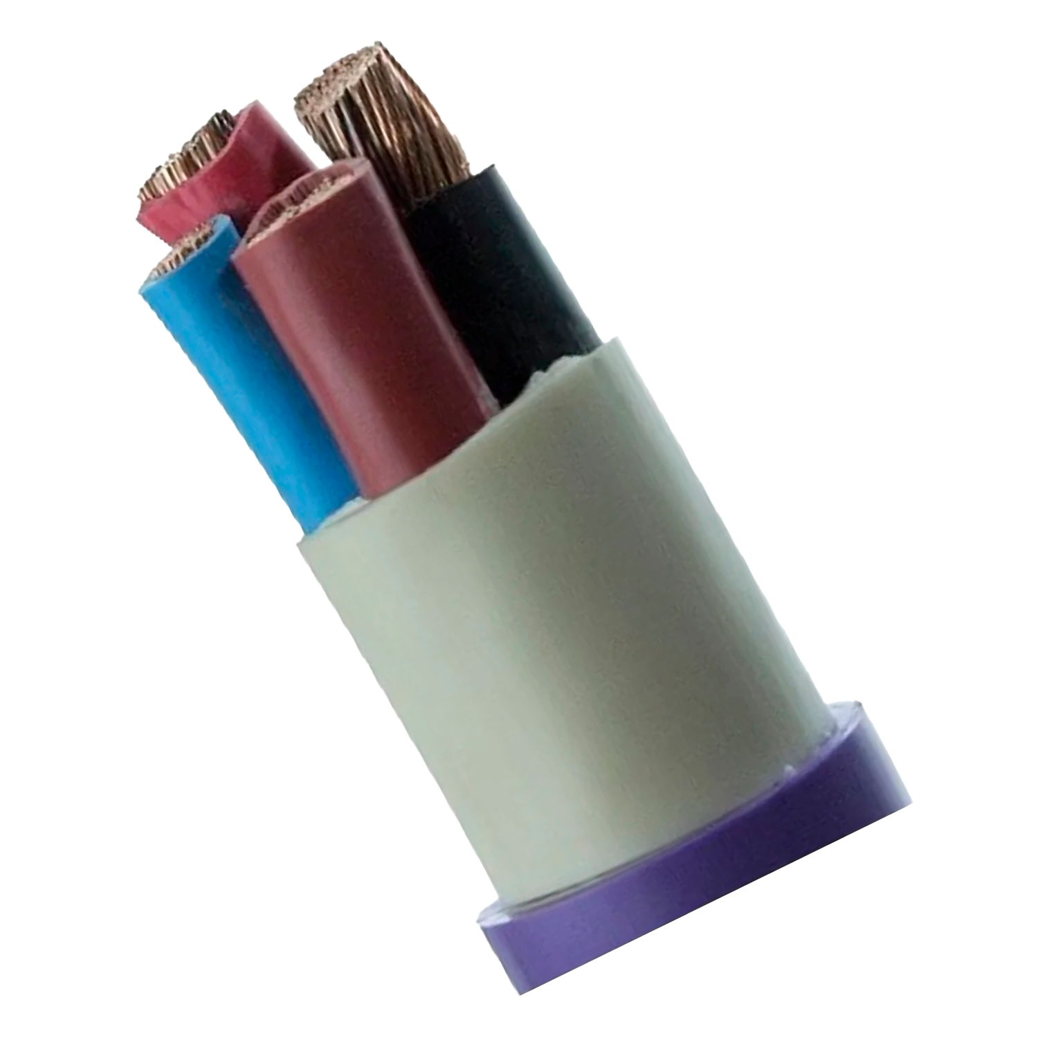 Cable Subterraneo 3x95+50mm2 190A PVC Violeta Argenplas