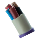 Cable Subterraneo 3x95+50mm2 190A PVC Violeta Argenplas