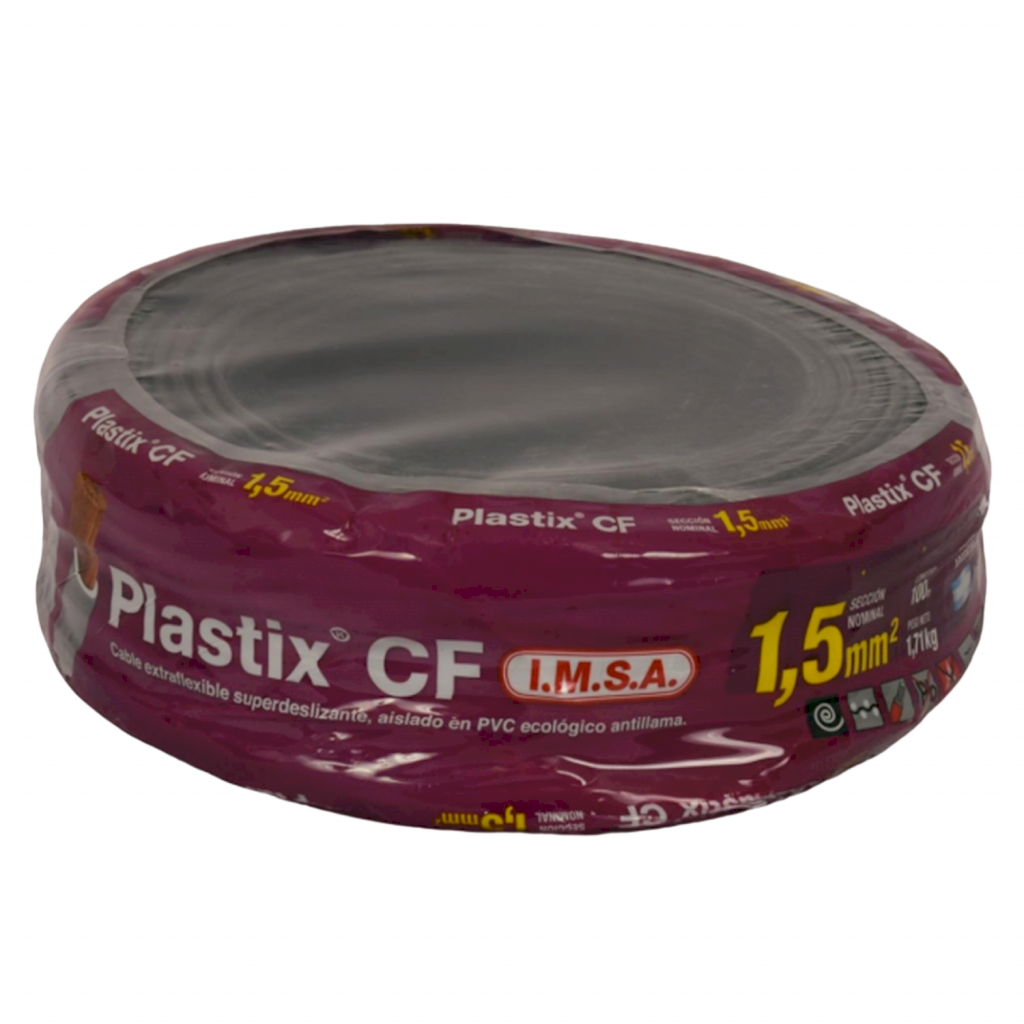 [31207] Cable Unipolar 1,50mm2 PVC Negro (x 30Mts) Imsa