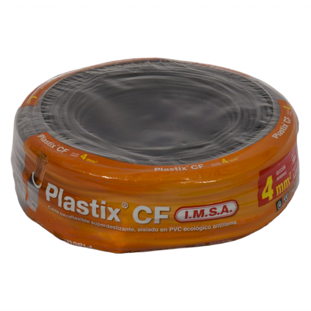 CABLE UNIPOLAR 4mm² PVC NEGRO IMSA (x 100M) JPF100040CNR