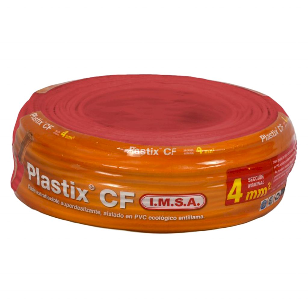 [31531] CABLE UNIPOLAR 4mm² PVC ROJO IMSA (x 100M) JPF100040CRR