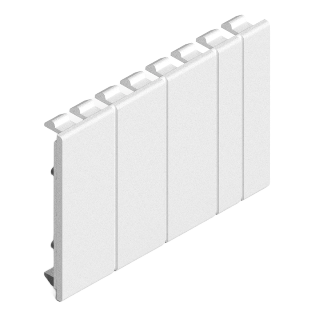 Tapa Plástica P/Módulo DIN 4 Polos Sistelectric
