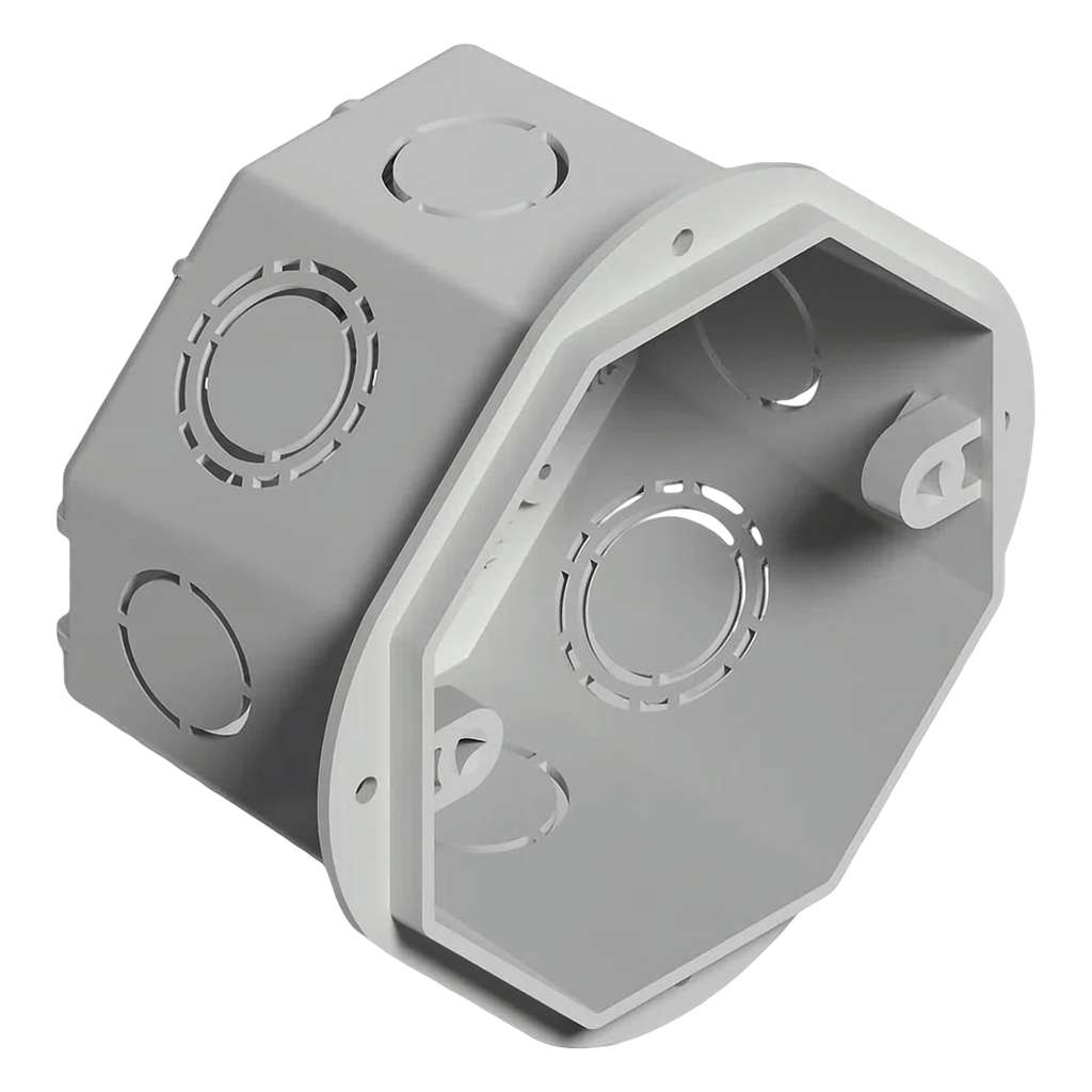 [22811] Caja de Embutir Octogonal Chica PG 90x90mm PVC Sistelectric