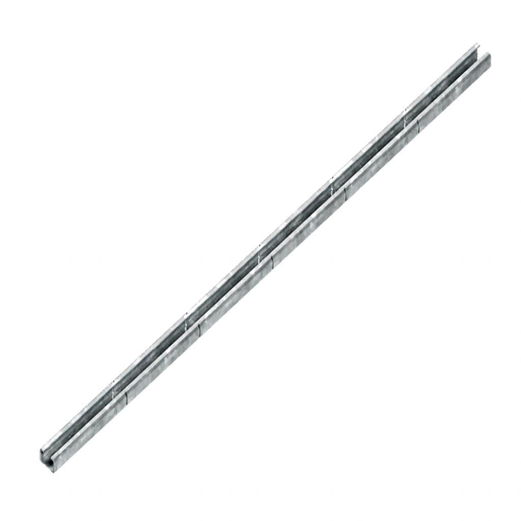 [29418] Riel Metálico P/Grampas 600mm Gris Genrod