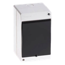 Tablero DIN PVC Aplicar 4 Módulos Puerta Fume Interior IP44 Blanco Sistelectric