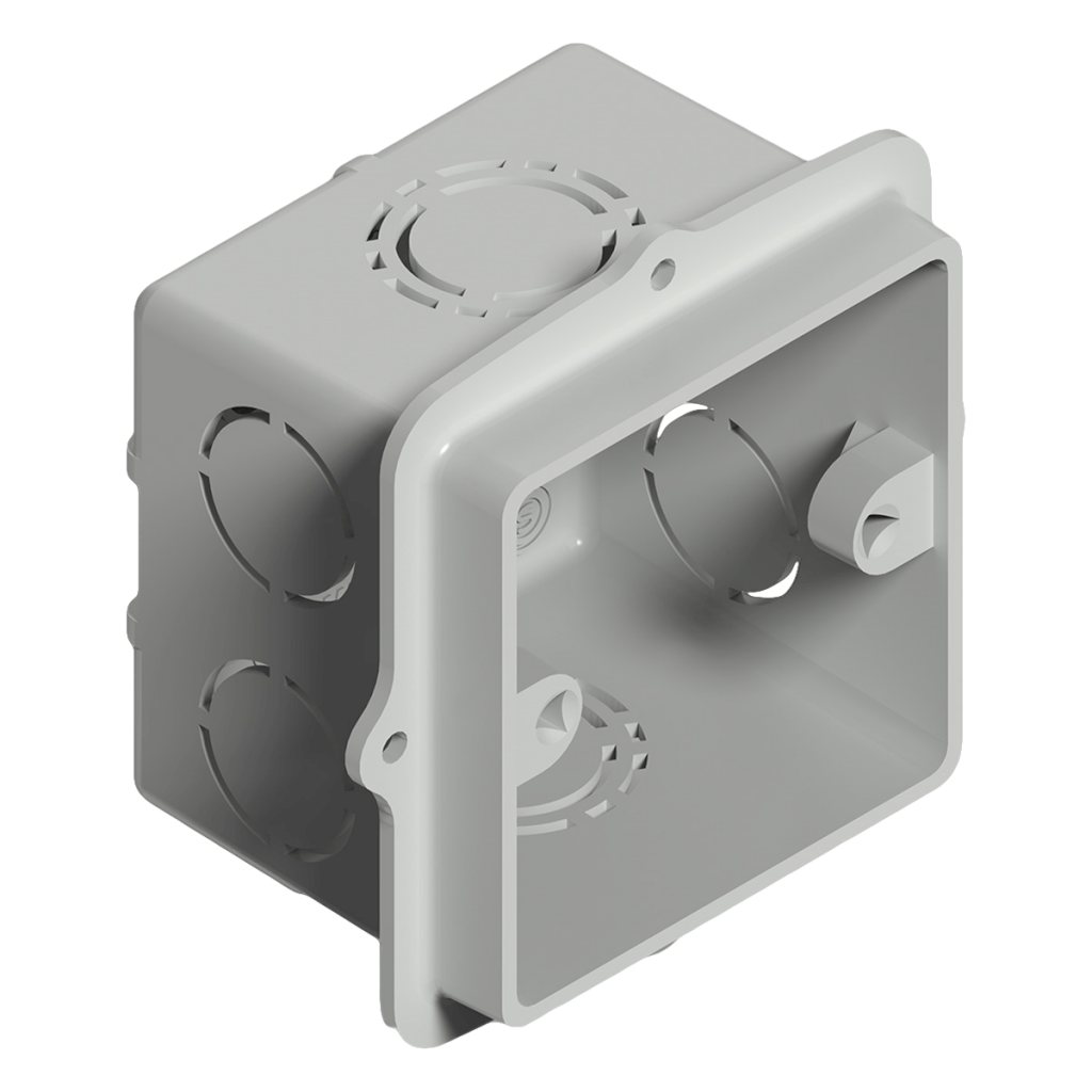 [31374] CAJA DE EMBUTIR CUADRADA MIGNON 50x50mm PVC 02224PG