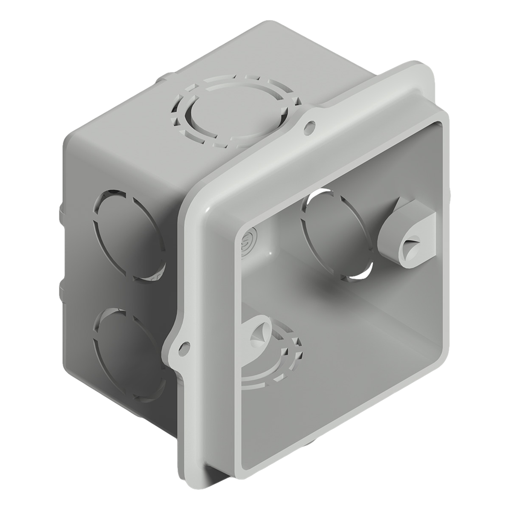 Caja de Embutir Cuadrada Mignon PG 50x50mm PVC Sistelectric