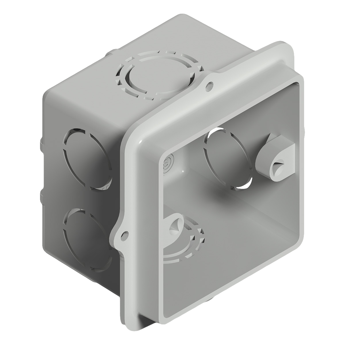 [31374] Caja de Embutir Cuadrada Mignon PG 50x50mm PVC Sistelectric
