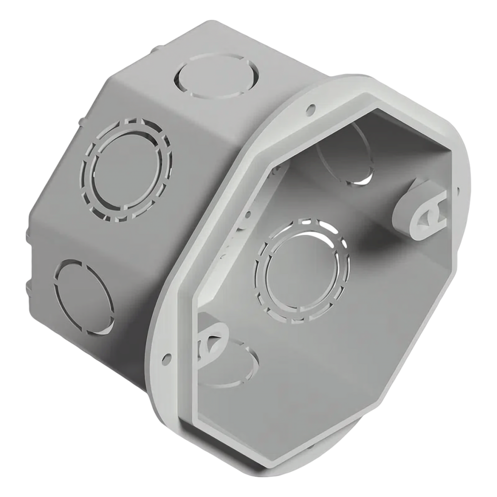 [31377] CAJA DE EMBUTIR OCTOGONAL GRANDE 110x110mm PVC 02222PG