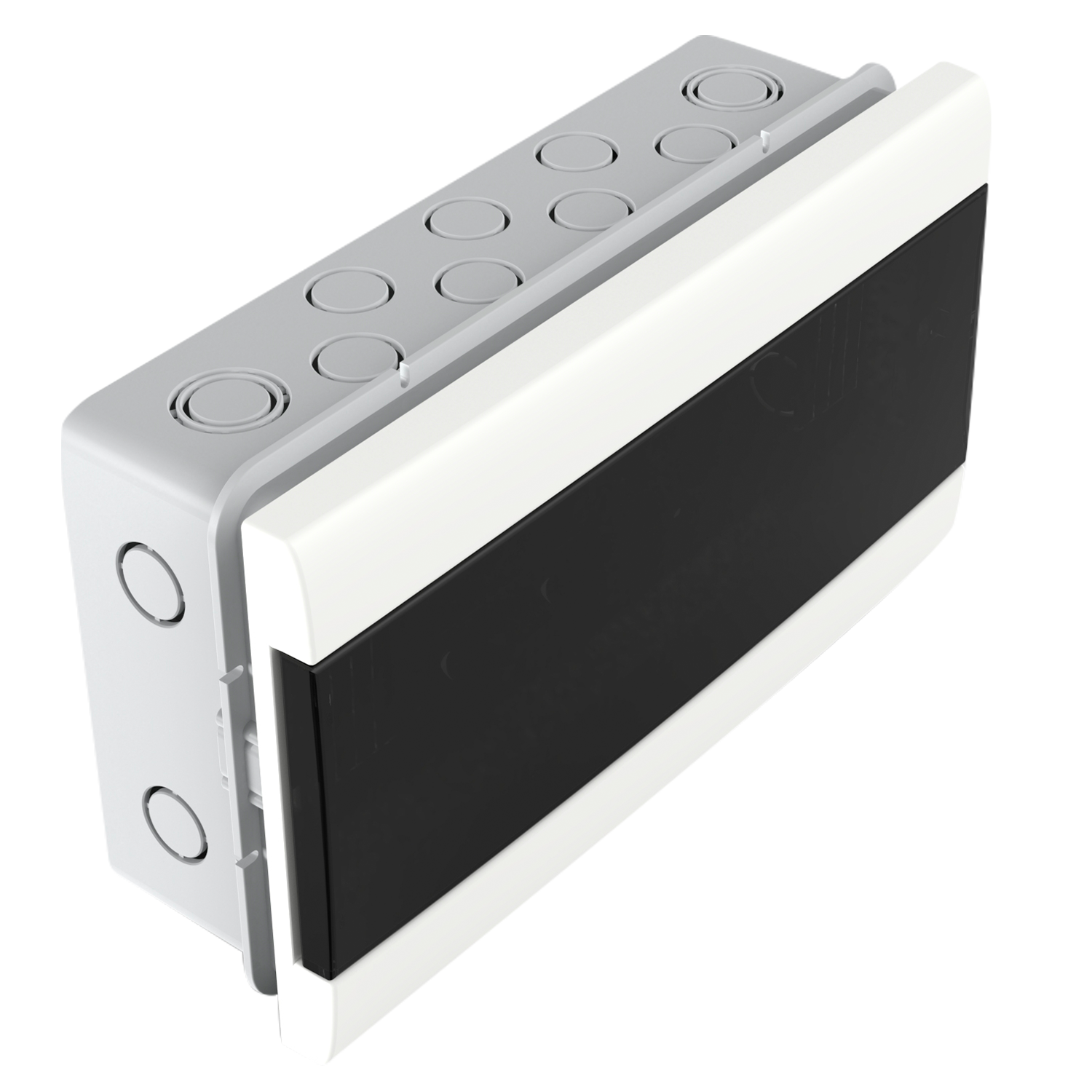 [31381] Tablero DIN PVC Embutir 12 Módulos Puerta Fume Interior IP30 Blanco Sistelectric