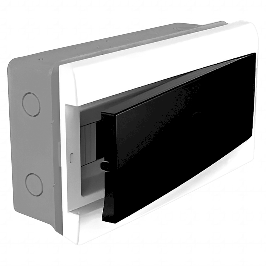 CAJA TM EMBUTIR 16 POLOS BLANCA PUERTA FUME 04016