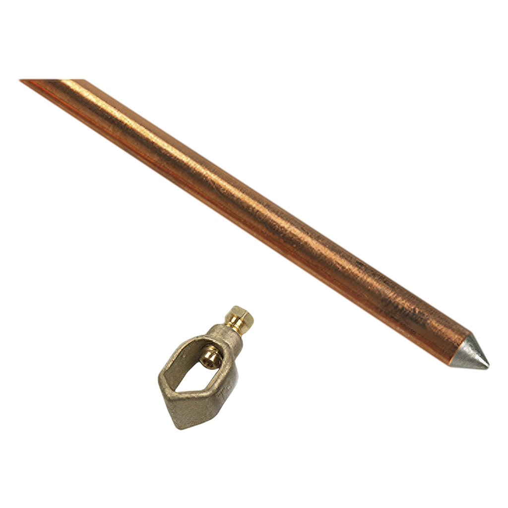 [31393] Kit Puesta a Tierra Jabalina JLJC 5/8" x 1Mts C/Tomacable Genrod