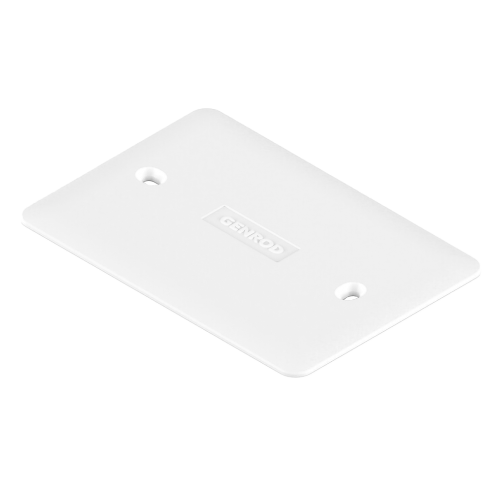Tapa Ciega PVC P/Caja de Embutir Rectangular 100x50mm Sistelectric