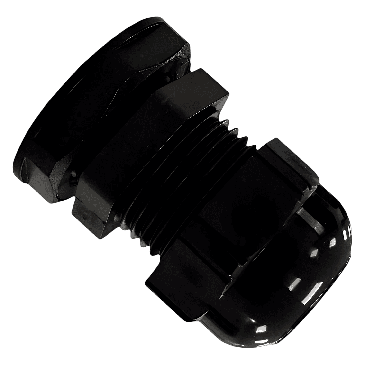 [1332] Prensacable de Poliamida 1/2" Eléctrica 3-6,5mm Negro Conextube