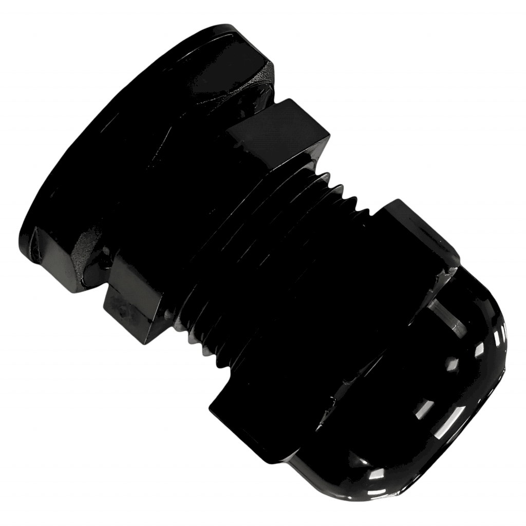 PRENSACABLE DE NYLON 1 1/4" ELECT 18-24mm NEGRO 20070306