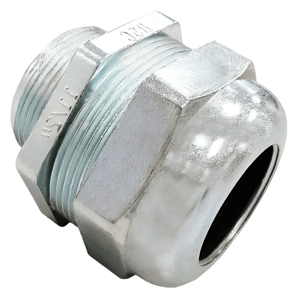 [1342] Prensacable de Zamak 1" Eléctrica S/Tuerca Acero Conextube