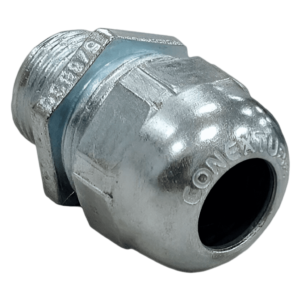 [1343] Prensacable de Zamak 1 1/4" Eléctrica S/Tuerca Acero Conextube