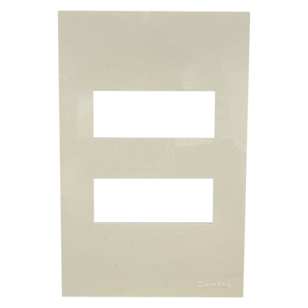 Tapa Siglo XXI Marfil Lujo 2 Módulos Cambre