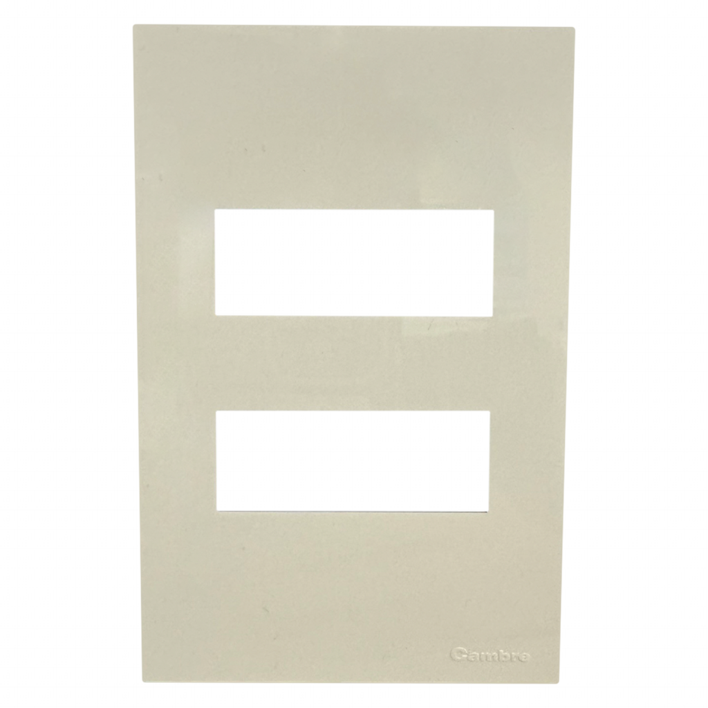 Tapa Siglo XXI Marfil Lujo 2 Módulos Cambre