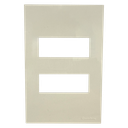 Tapa Siglo XXI Marfil Lujo 2 Módulos Cambre