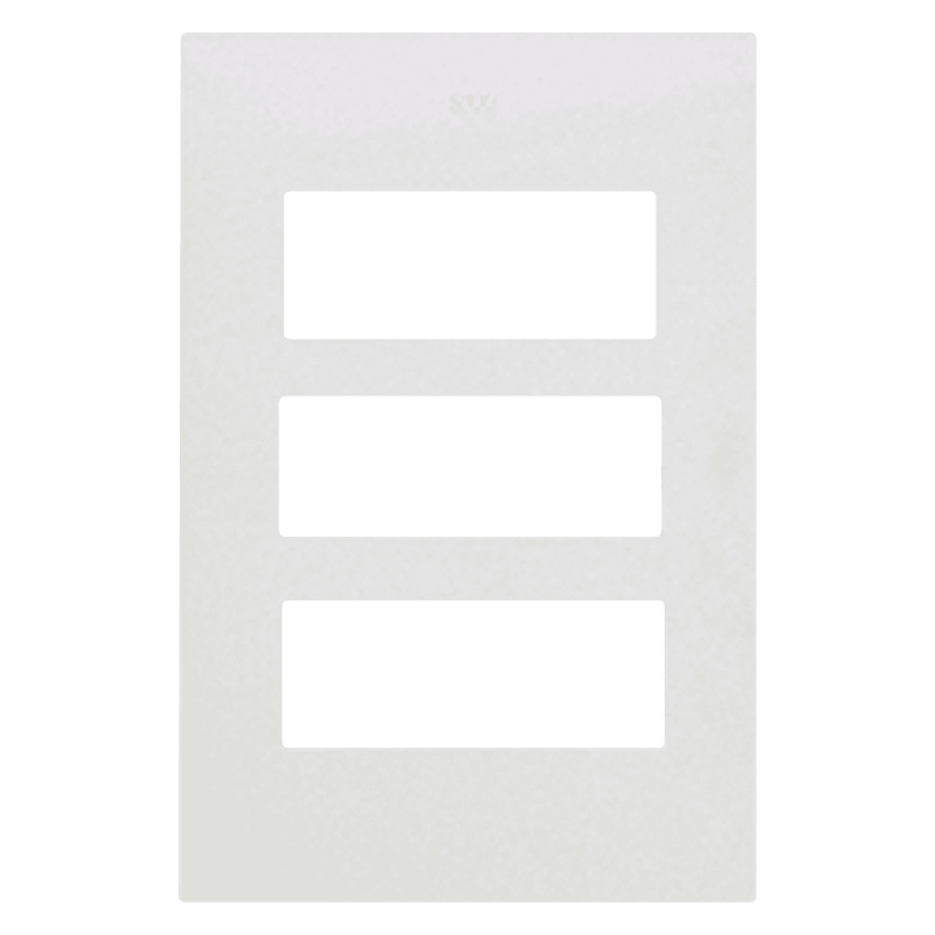 Tapa Siglo XXI Marfil Lujo 3 Módulos Cambre